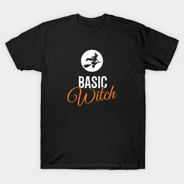 Basic Witch Funny Halloween T-Shirt-TOZ